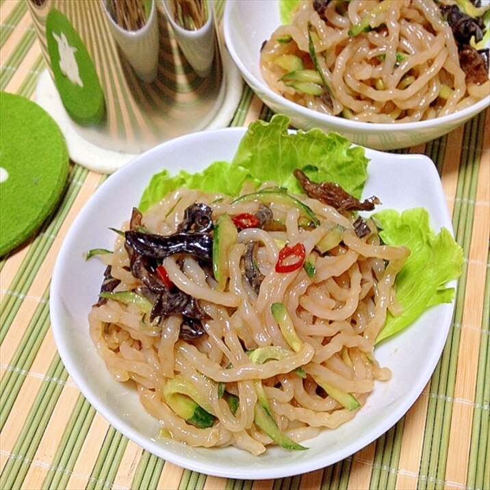 食べ応えむっちむっち　もはや主食なイモ春雨サラダ